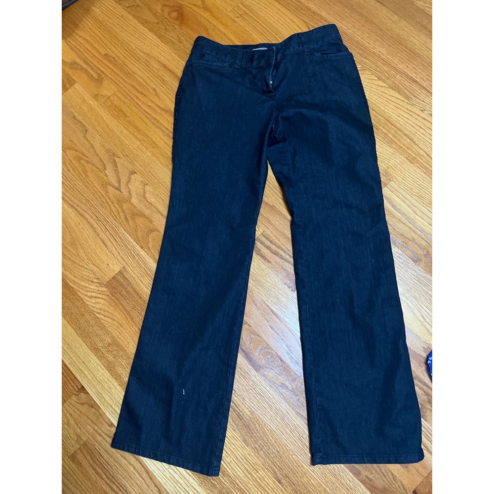 J. Jill super stretch Denim Trouser Pants Dark Wash Career Casual Size 6P